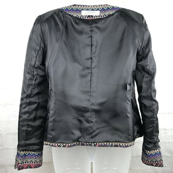 Tahari Women Blazer Suit Jacket 4 Open Front Classic Church Corpcore Career - Picture 8 of 10